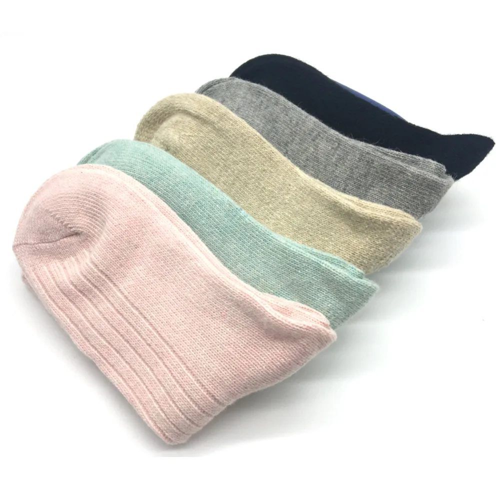 Женские шерстяные носки толстые зимние теплые кашемировые 5 пар/лот|wool socks women|socks