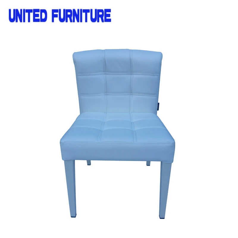 Современная столовая стул хромированной нержавеющей стали корпус белый черный