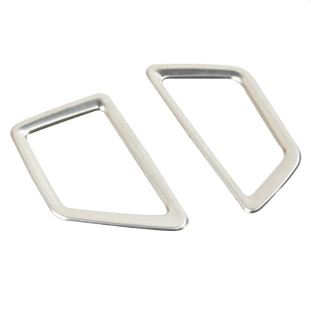 Stainless Steel Car Front Air Conditioner Outlet Decoration Cover Styling Fit For 2017 Peugeot 5008 3008 GT Accessories | Автомобили и