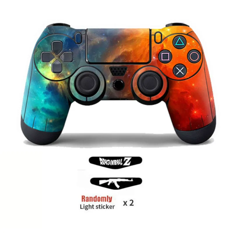 Виниловая наклейка для контроллера Sony Playstation 4 защитный чехол PS4 светильник