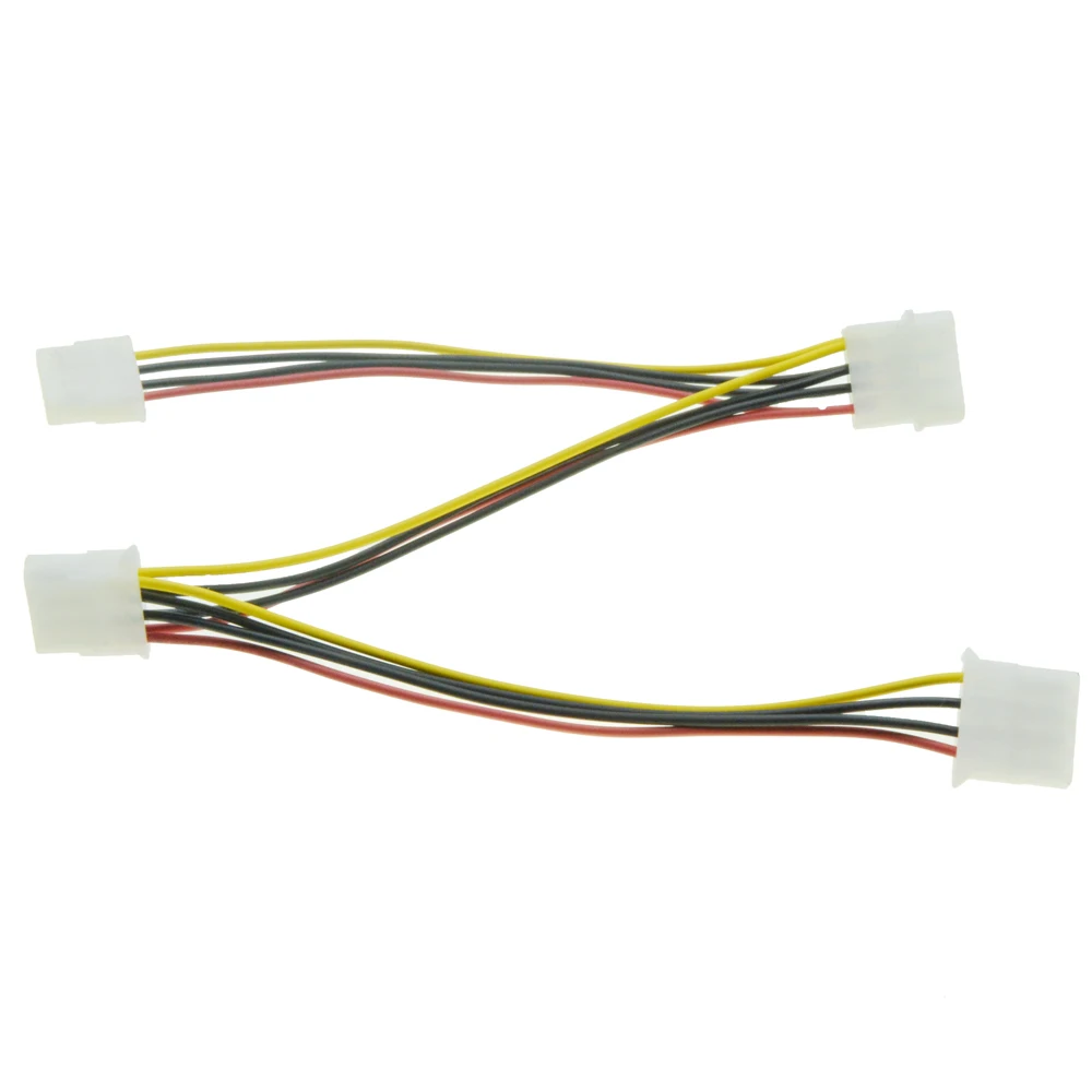 4 контактный разъем питания Molex папа от 1 до 3 гнездовых портов кабель IDE силовой