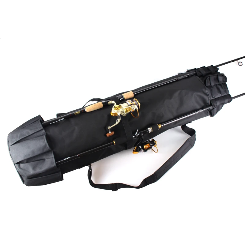 Portable Multifunction Fishing Bags Nylon Fishing Rod Bag Case Fishing Tackle Tools Storage Bag FB25