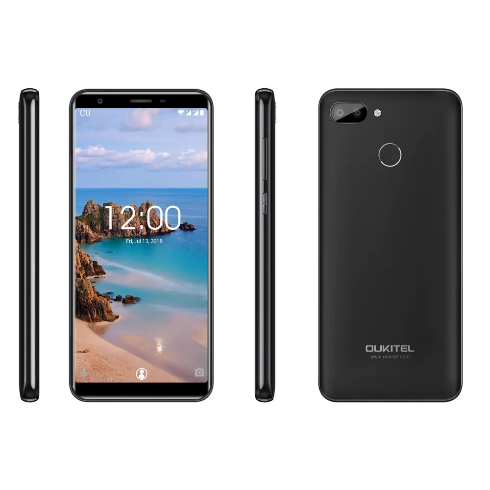 OUKITEL C11 Pro 18:9 5.5&quotFHD Android 8.1 Mobile Phone MTK6739 Quad Core 3G RAM 16G ROM cellphone 4G LTE 3400mAh 8.0MP Smartphone |
