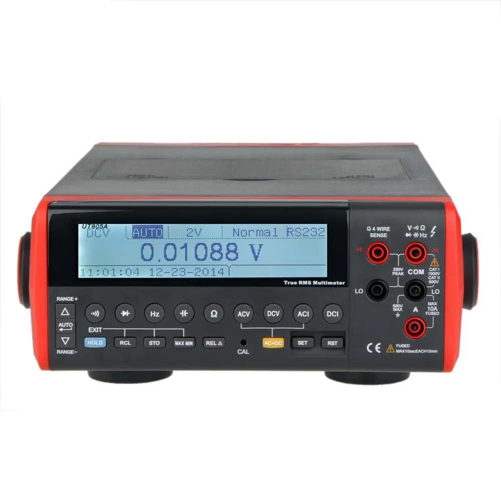 UNI T UT805A настольный цифровой мультиметр Вольт Ампер Ом тестер емкости|tester uni-t|tester