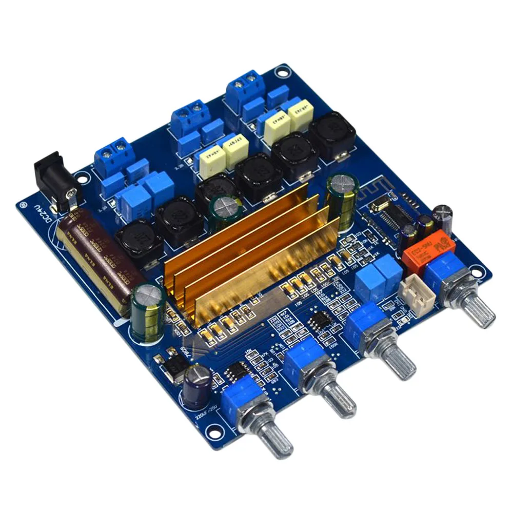 Усилитель AIYIMA 2 1 TPA3116 аудиоплата усилитель Bluetooth 4 100 Вт + 2x50 цифровой Hi Fi мощности