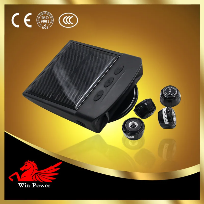 Высокое качество КОНТРОЛЯ Давления В ШИНАХ TPMS Детектор 5 с солнечной энергии