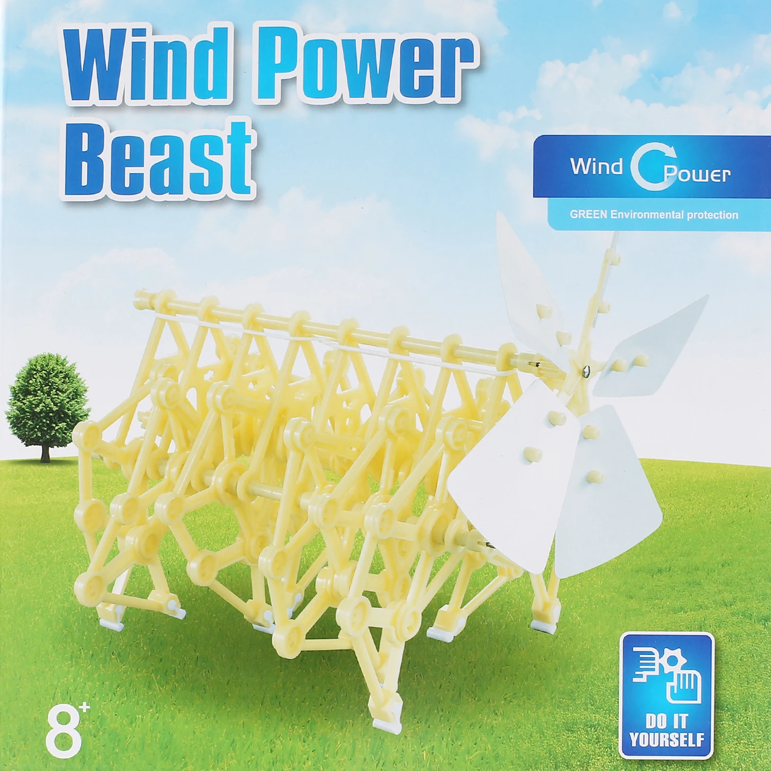 Новые творческие головоломки прогулки 3D DIY сборка Strandbeest мощная модель
