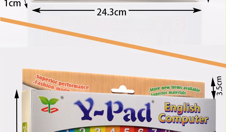 Английский ABC компьютерные развивающие игрушки для детей, Ypad обучающая машина детский планшет подарок с 10 цифрами и 26 алфавитом