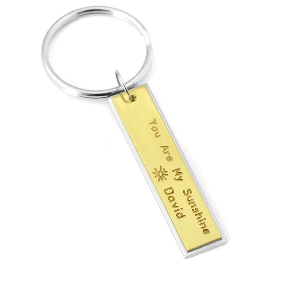 Custom Name keychain Bar Personalized Keychain Gift for him boyfriend Valentine's Day | Украшения и аксессуары