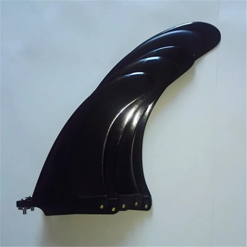 Ласты для серфинга FCS Dolphin 7 5 &quotLongboard Fin Черный Новый 70% нейлон + 30%