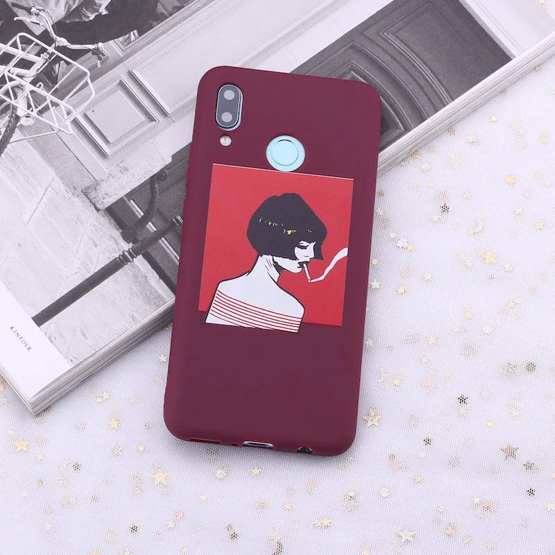 8 Для Huawei Honor Mate 10 20 Nova P20 P30 P Smart Comics Book Girl мультфильм конфеты силиконовый чехол для телефона Capa Fundas Coque - Цвет: 8