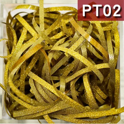golden 200 г пластиковая блестящая бумажная рафия измельченная бумага конфетти блестящая бумага наполнитель Подарочная коробка наполнение материал свадебное украшение - Цвет: golden