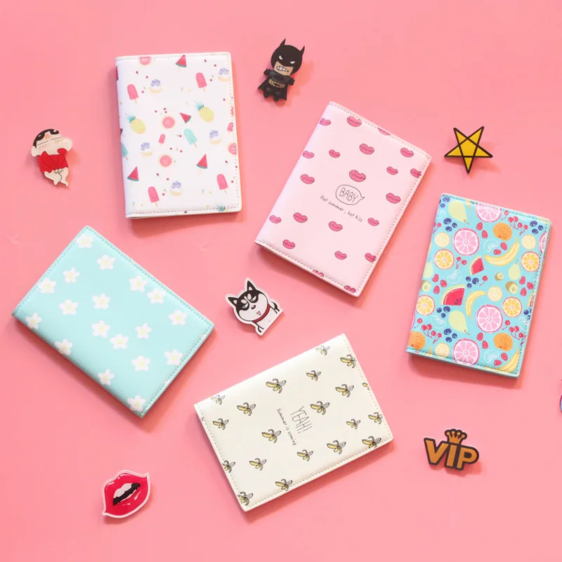 Маленькие цветы свежая защита паспорта Водонепроницаемая посылка держатель для