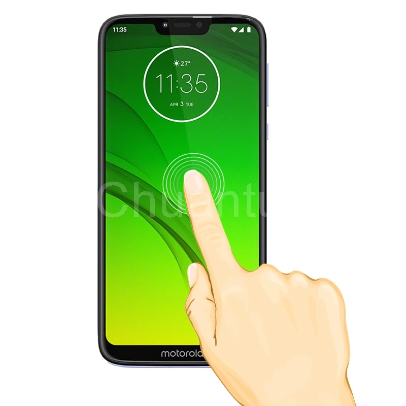 2.5D 9H закаленное стекло премиум класса для Motorola Moto G7 Power полное покрытие Защитная