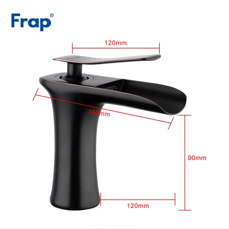 Смесители для раковины Frap водопад смеситель ванной комнаты с одной ручкой ванны