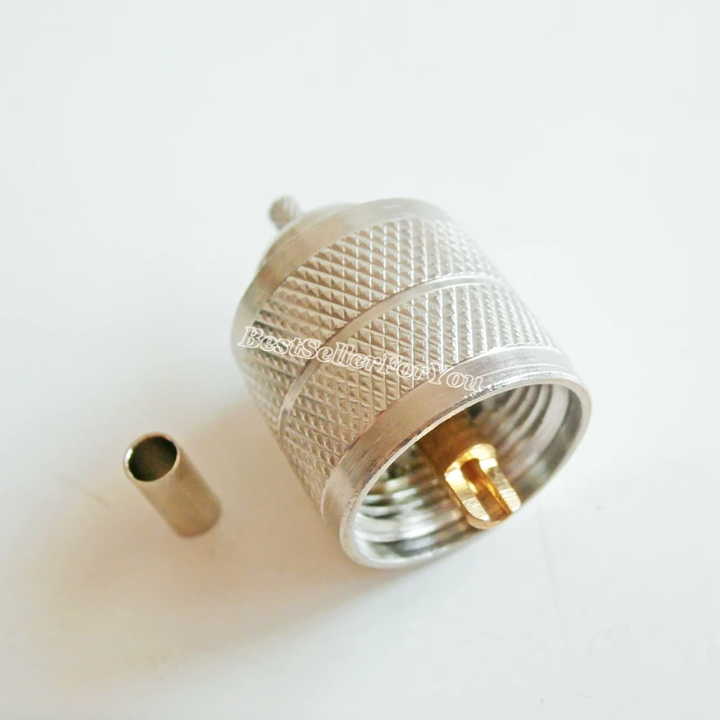 1 шт. UHF PL259 штекер SO239 обжимной соединитель RG174 RG179 RG316 RG188 RF Кабельный разъем 1 шт. UHF PL259 штекер SO239 обжимной соединитель RG174 RG179 RG316 RG188 RF Кабельный разъем