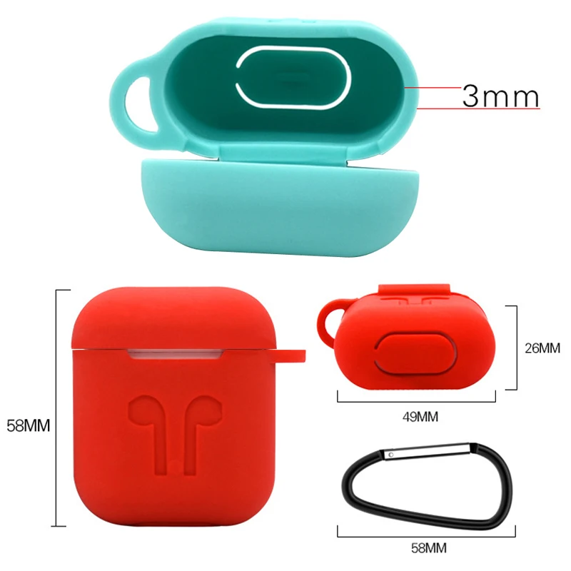 ТПУ силиконовый Беспроводной наушники крышка для Airpods случае защита от пыли наушники-вкладыши для Airpod Чехол Air стручки аксессуары
