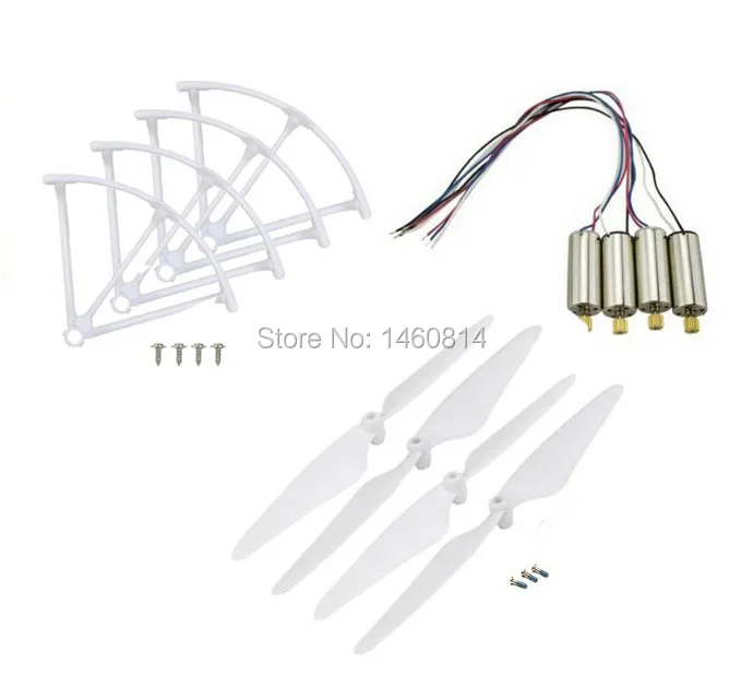 

Hubsan H502S H502E RC Quadcopter drone sparre parts CW CCW motor blade set Propeller Protector