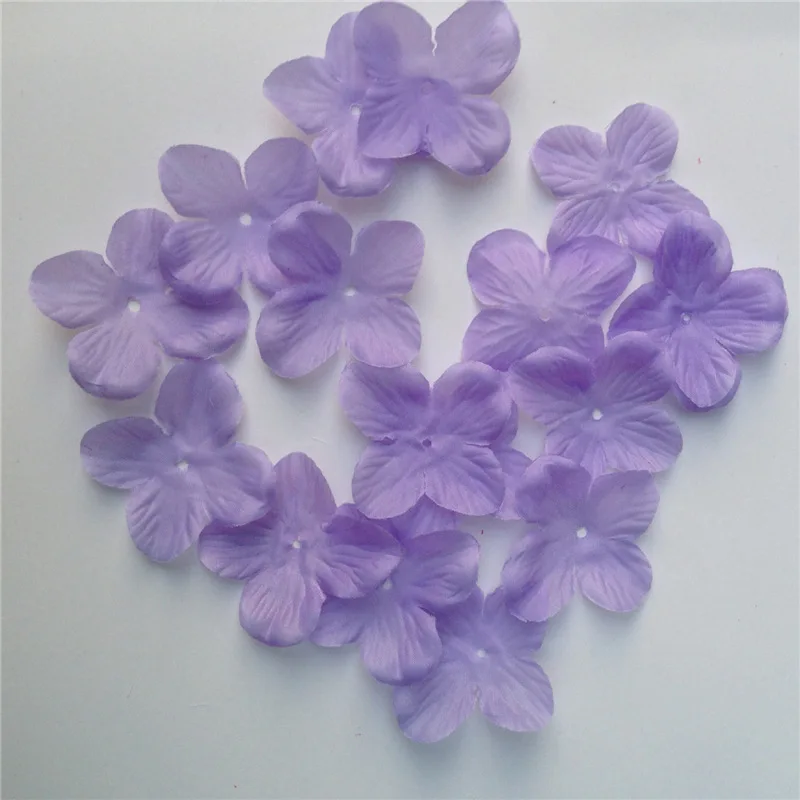light purple 100 шт вишневые цветы розы Лепестки для свадьбы Искусственные цветы Шелковые цветы для дома свадебный Декор сувениры - Цвет: light purple
