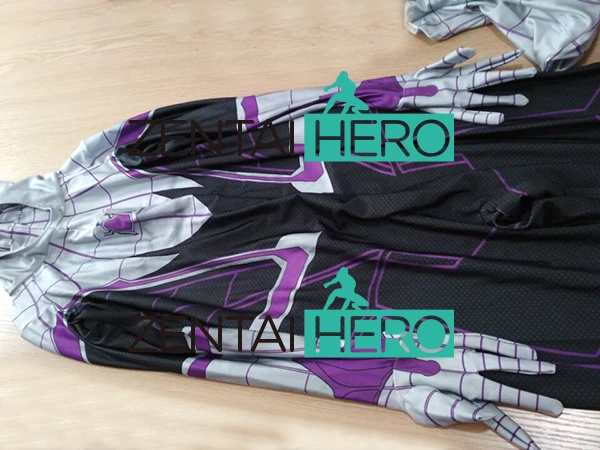 Костюм Человека-паука ZentaiHero с 3D принтом для Homecoming гвени зентай человека-паука