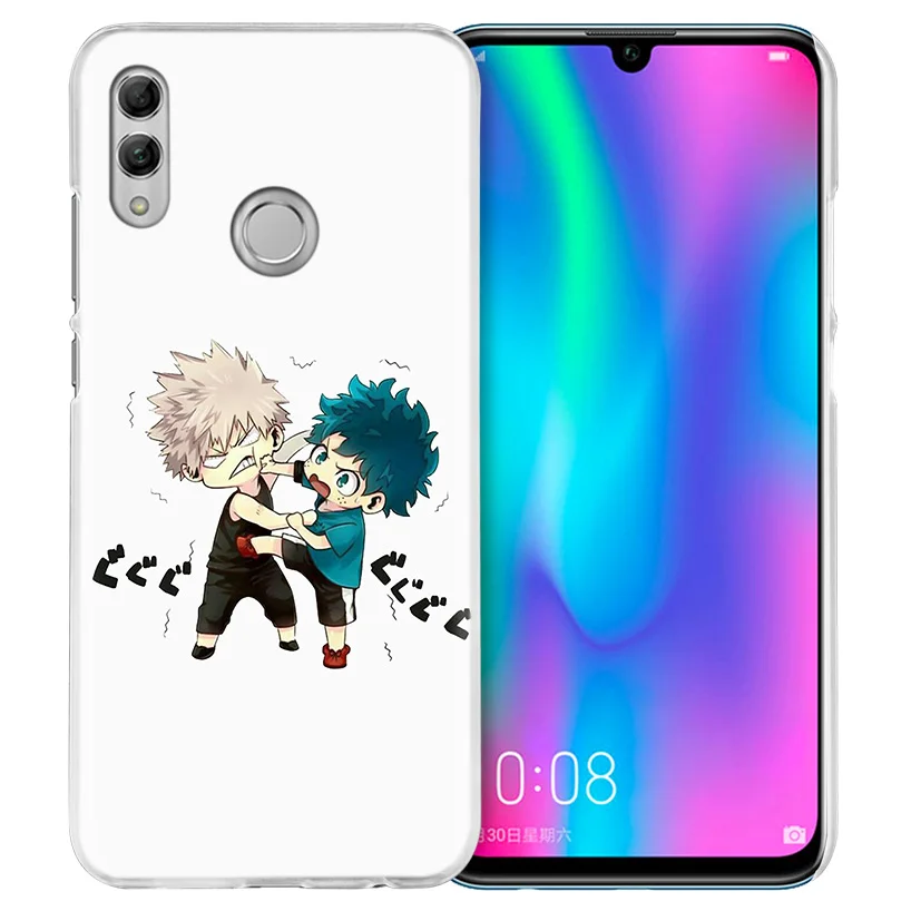 Тонких листов Kawai мой герой чехол для huawei Honor 8X Y9 9 10 Lite Play 7C 8C 8S 8A фотоаппаратов моментальной печати 7S 7A Pro V20 20i Y6 Y7 Y5 Жесткий Чехол для мобильного телефона
