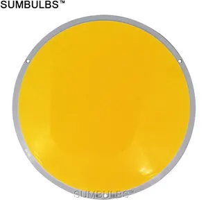 Круглая Светодиодная лампа COB 12 В, ультраяркая лампа от солнца, светодиодный чип теплого и холодного белого света для сделай сам, 12-14 В постоянного тока, 108 мм, 160 мм, 50 Вт, 200 Вт