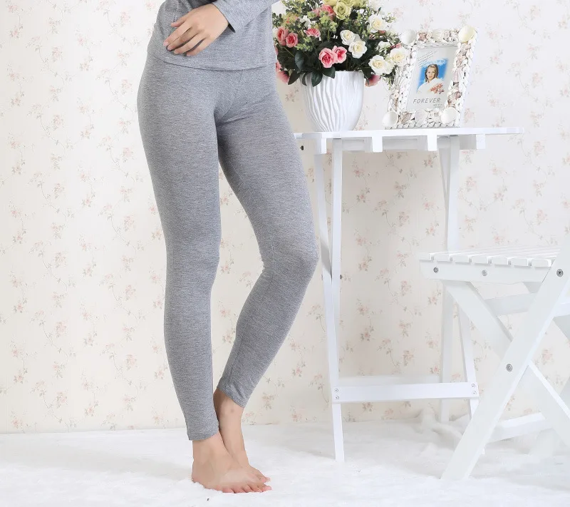 Jinsen Aite размера плюс XL-6XL, новинка, зима и осень, модальные кальсоны для женщин, удобные, высокая эластичность, штаны, термобелье, JS13