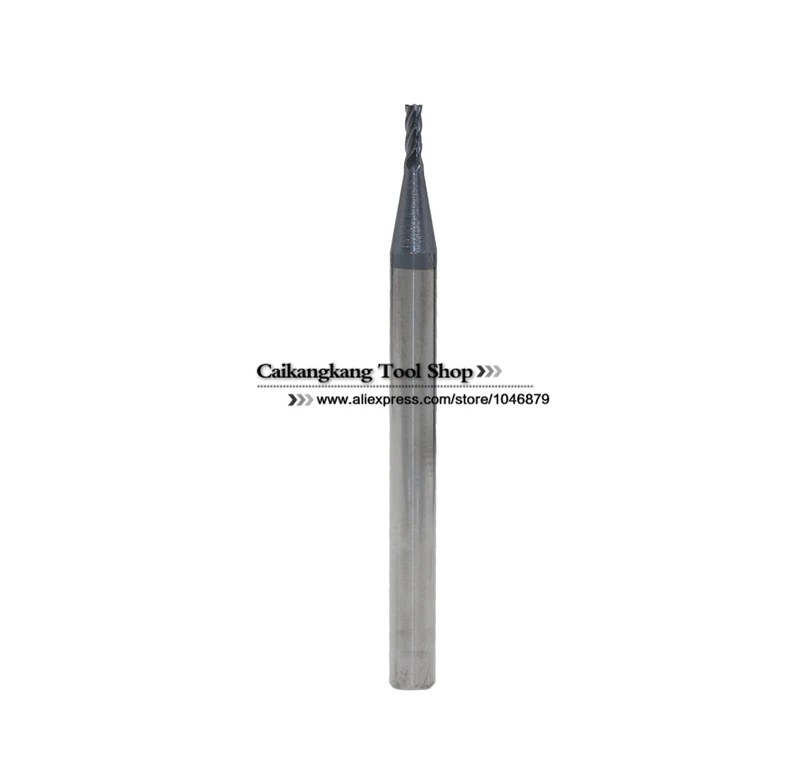 

New 4 Flute Head:1.5mm Tungsten steel CNC Milling Cutter Carbide End mills Highest cutting hardness: 55HRC 4F 1.5*4*4*50mm