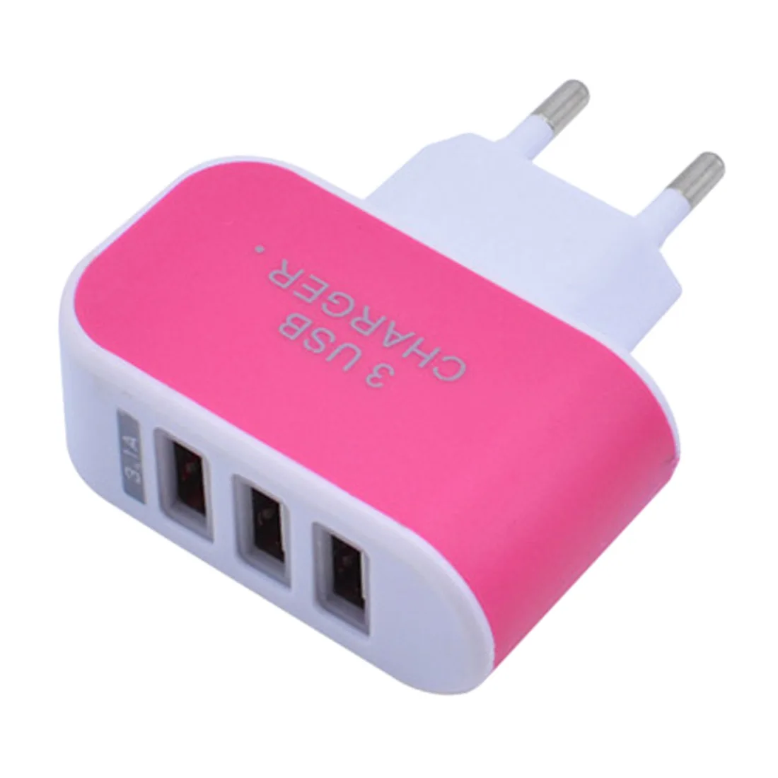 Rose red Мультифункция USB порт настенное домашнее зарядное устройство переменного тока для путешествий адаптер ЕС вилка зарядное устройство для мобильного телефона iphone X для samsung - Тип штекера: Rose red