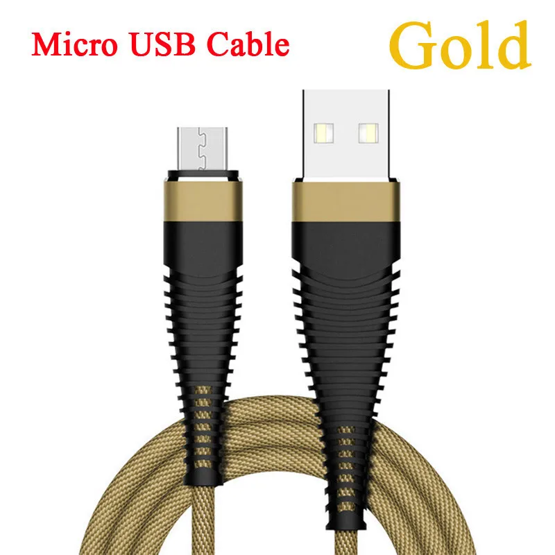 Powerful 4 USB Ports QC3.0 Car Charger Fast/Quick Charge 3.0 Smart Phone Car-Charger Adapter for iPhone Android Charge Adapter - Тип штекера: Gold Android Cable