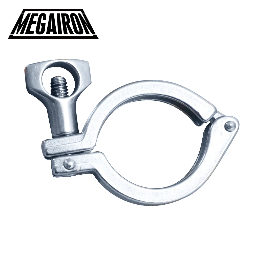 Megairon 2 &quotиз нержавеющей стали ss sus 316 санитарно-clamp одного пальца Три зажимы Clover