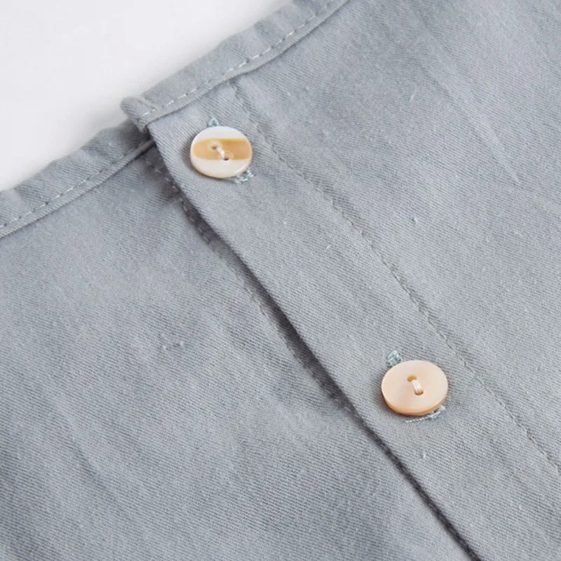 Однотонный комбинезон с принтом для новорожденных девочек Повседневный