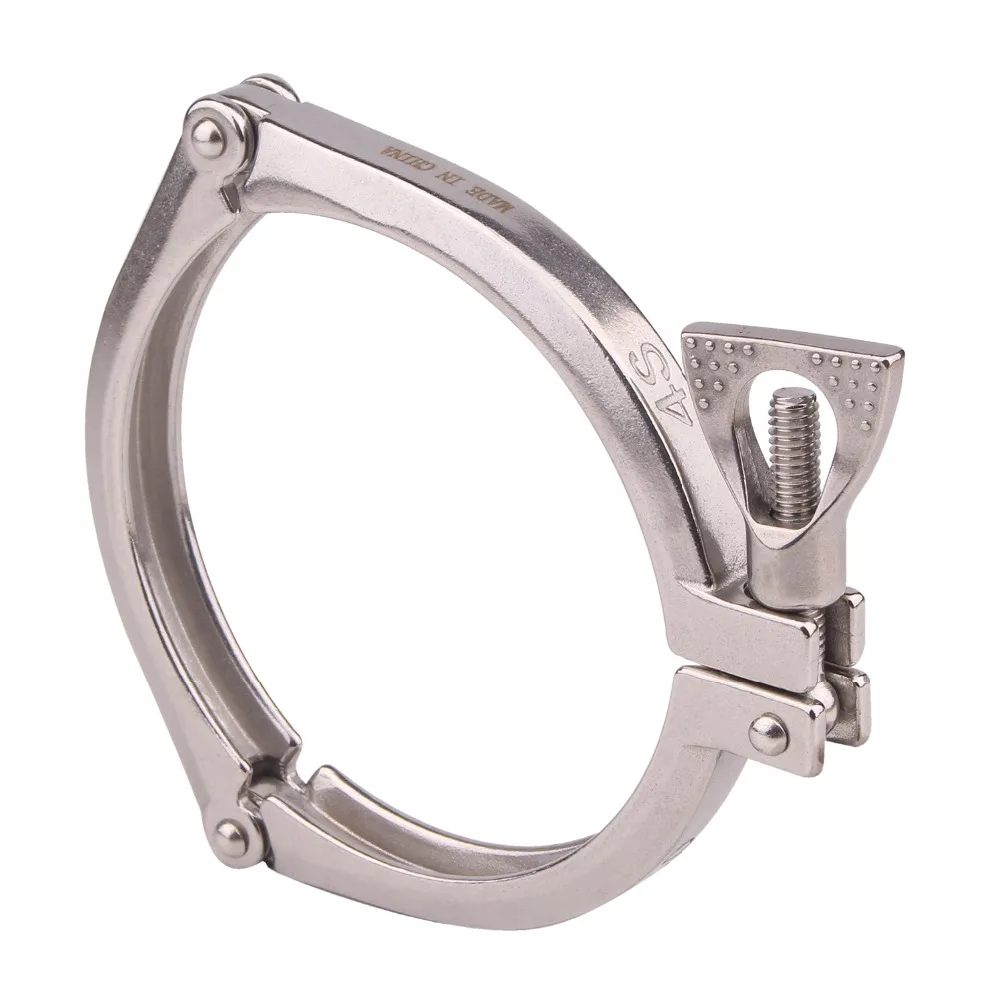 Dernord triclamp 4 'Ɖ этапа Нержавеющая сталь 304 тройной зажим Clover домашнего