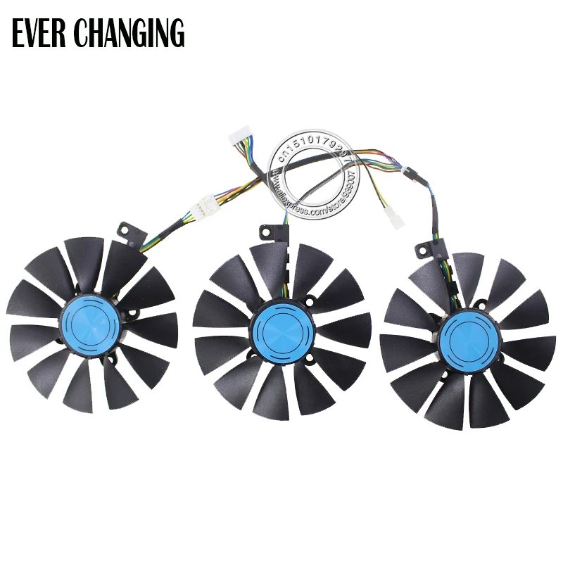 

Cooling fan inside diameter 87MM For ASUS Dragon GTX1070 TOP 8G RGB light version