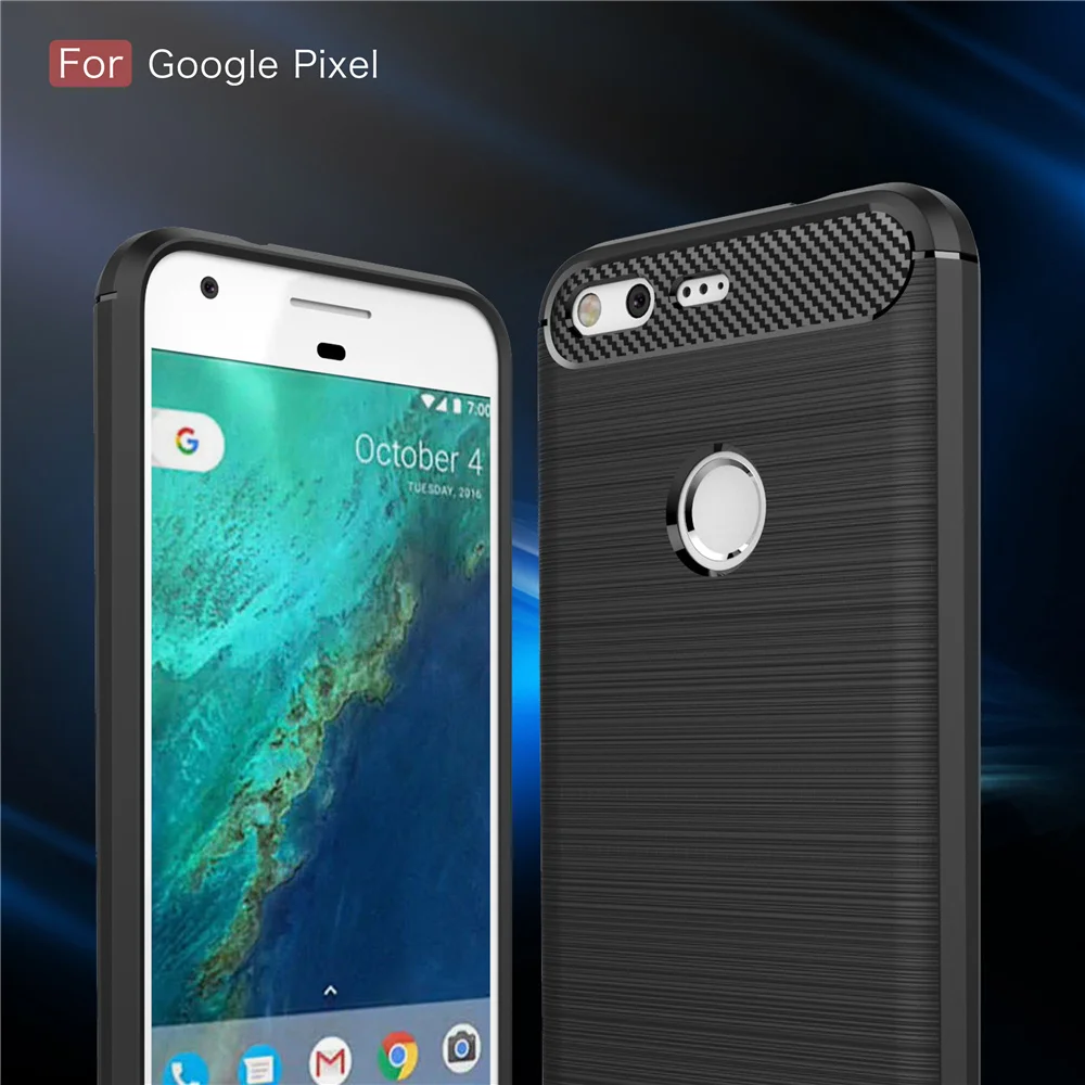 Чехол для Google Pixel Мягкий Силиконовый ТПУ Fundas Pixel2 броня задняя крышка корпус htc 2 XL