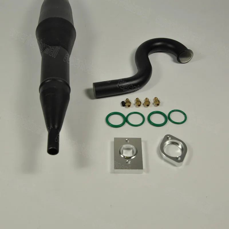 450mm Accelerating Tube Resonator Pipe with Silencer Harmonic Tremor For 23CC-30CC Marine Boat | Игрушки и хобби