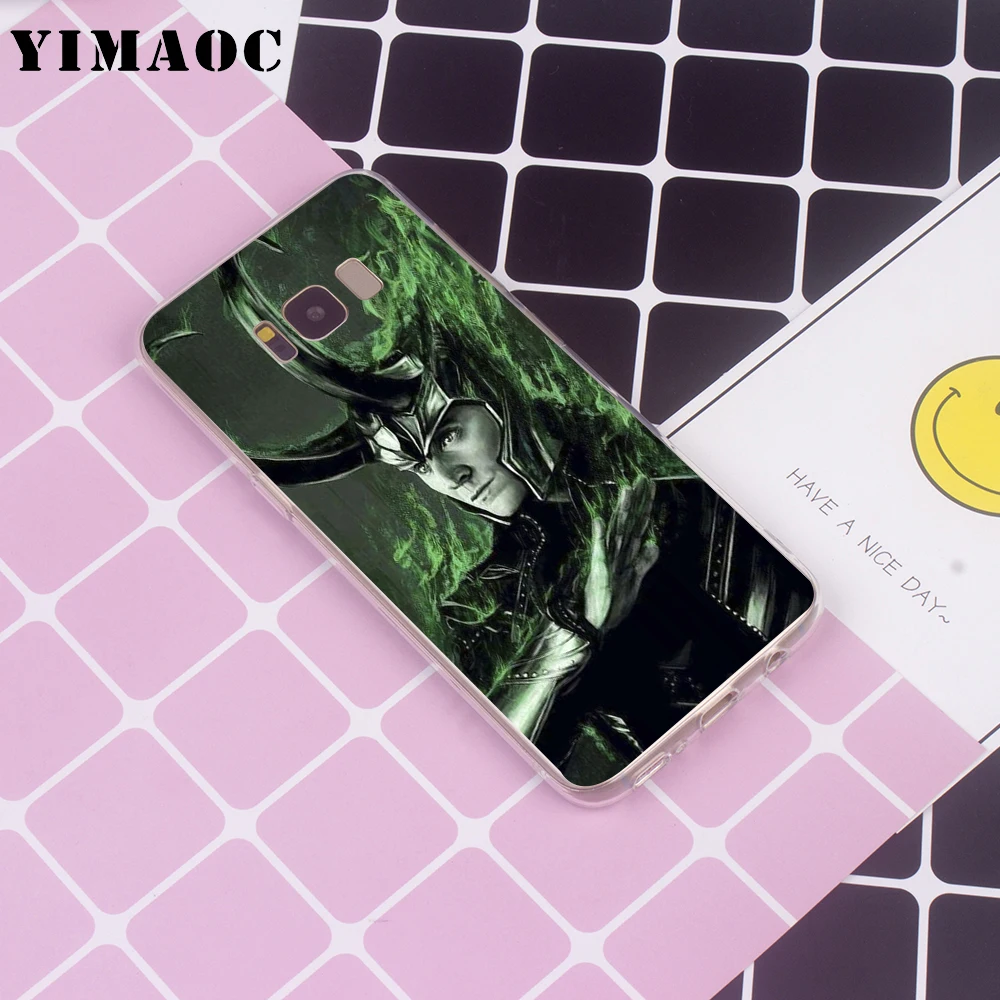 YIMAOC Loki Tom Hiddleston for Samsung Galaxy A10 A20 A30 A40 A50 A70 A2 J4 J6 J7 J8 Core Duo Note 10 Plus Soft Case |