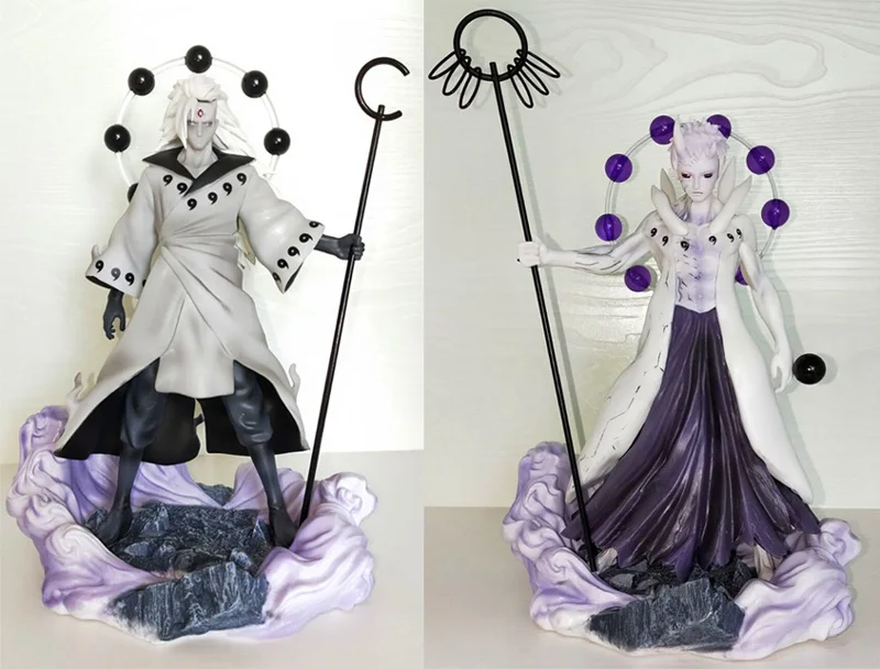 Комиксы Аниме Наруто Uchiha Madara ootuki Hagoromo Rikudo Sennin Uzumaki Naruto State Figure Model Toys 28 см|Игровые