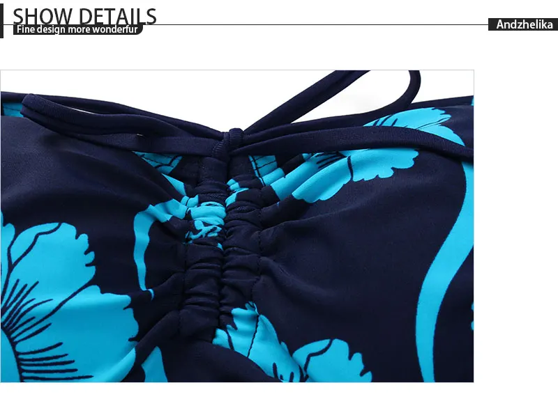 Andzhelika bikini женский купальник монокини на женщин размера плюс 3XL-7XL