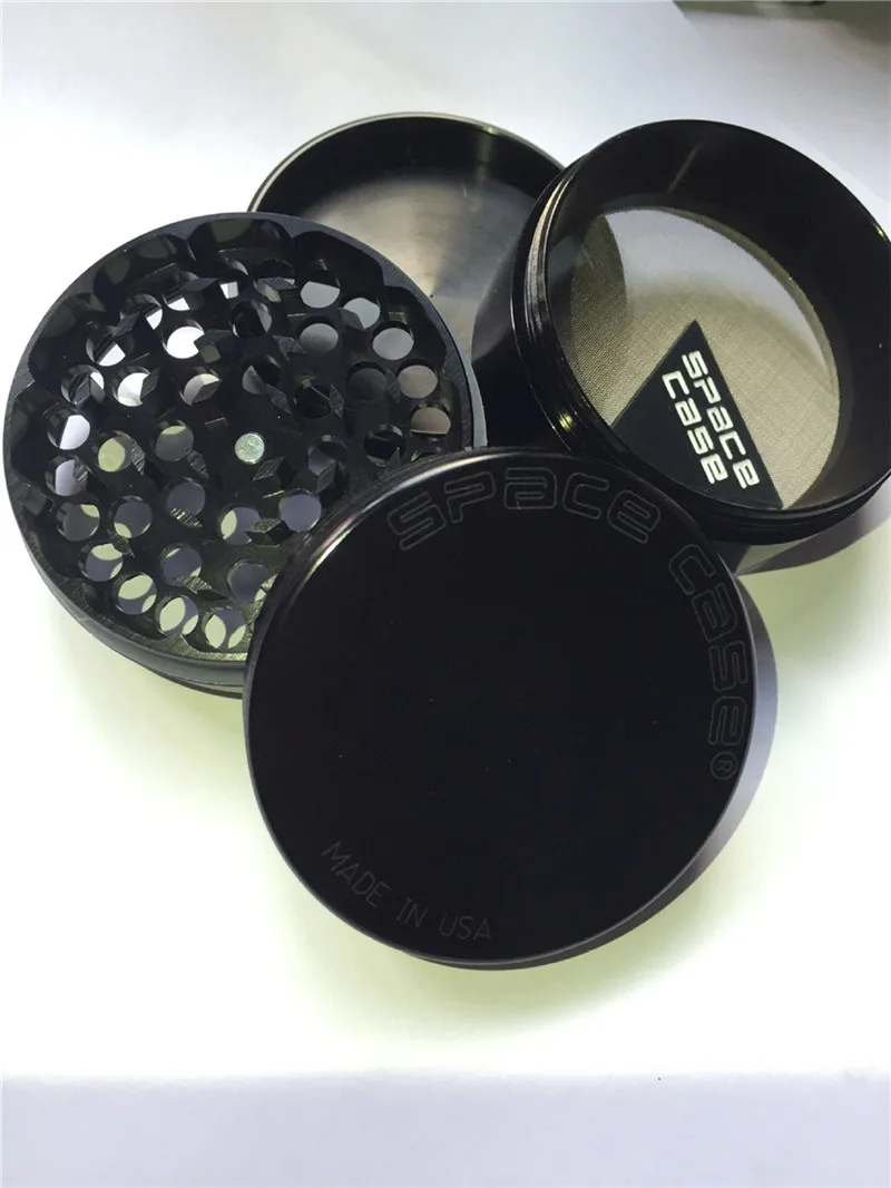 

Brand Aluminum Space case Grinder CNC meta grinder Smoking tobacco herb grinder for smoking weed VS SharpStone grinder
