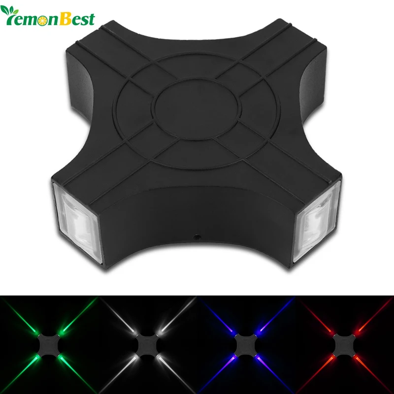 Современная светодиодная подсветка стены вниз 8 Вт алюминиевая Форма креста 4