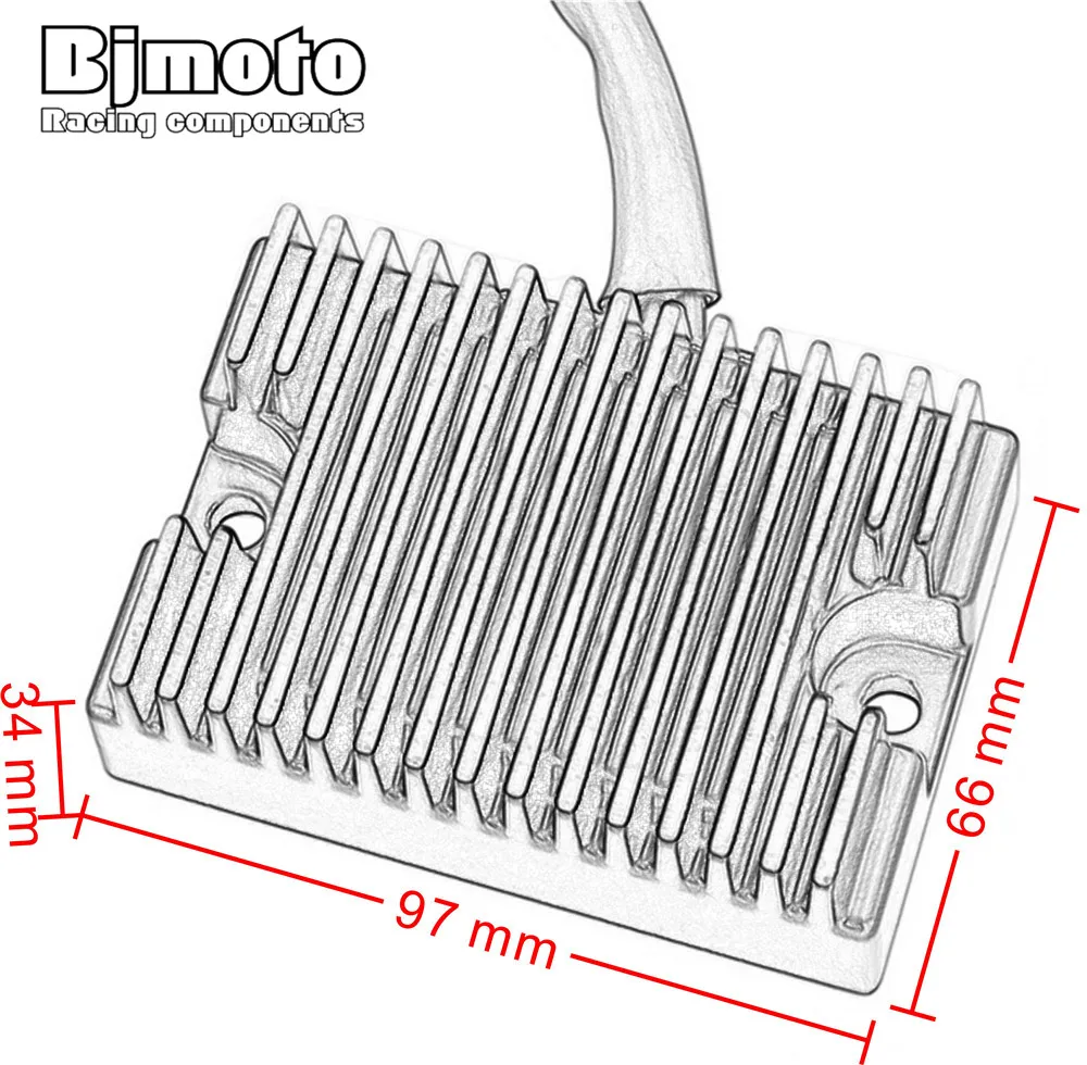 Выпрямитель напряжения мотоциклетного регулятора BJMOTO для 1994-2003 Sportster 883 1200 XL XLH