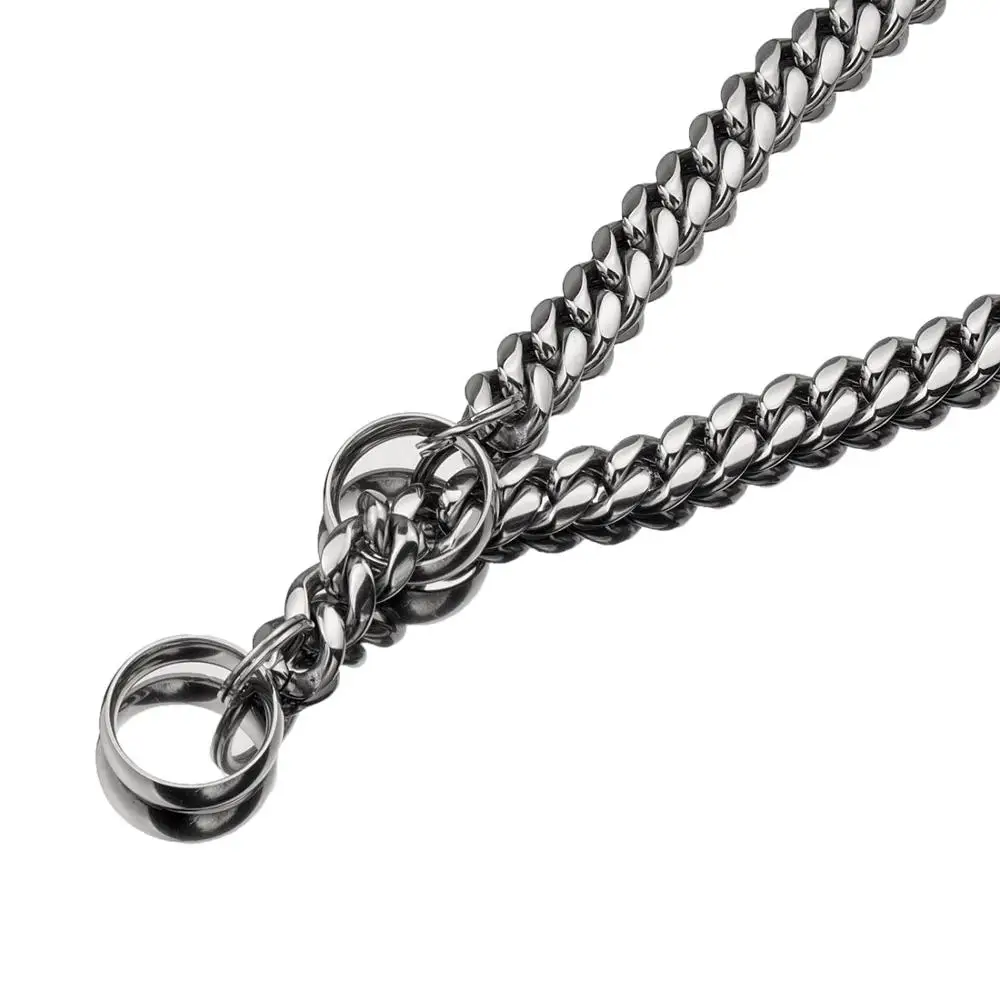 Top quality 14mm 12~30 inch Miami Curb Cuban Pet Link Stainless Steel Large Dog Chain Collar Necklaces | Украшения и аксессуары