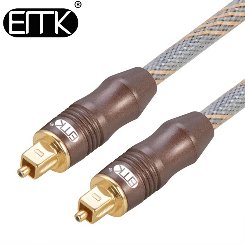 EMK качественный оптический аудиокабель Toslink 6 мм аудиошнур Spdif кабель для DVD CD DAT
