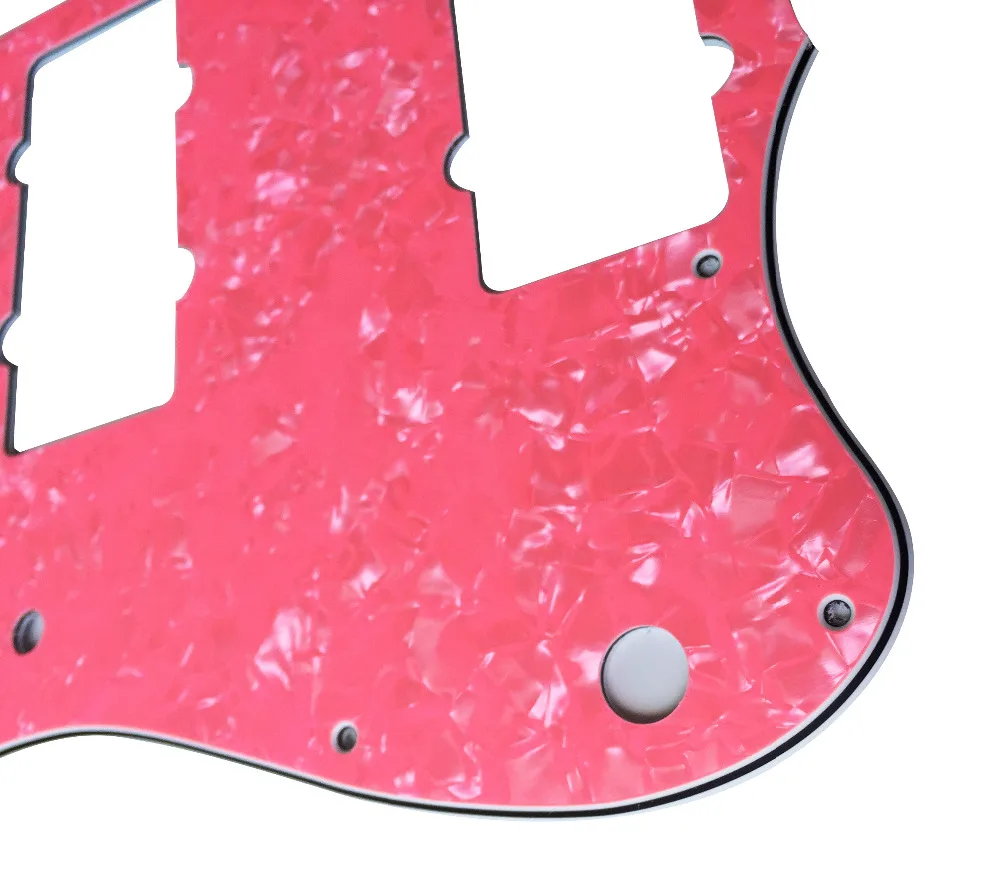 Pleroo Custom гитара pickgaurd Scratch Plate для японской Jazzmaster Гитара Pickguard 4 слоя розовый