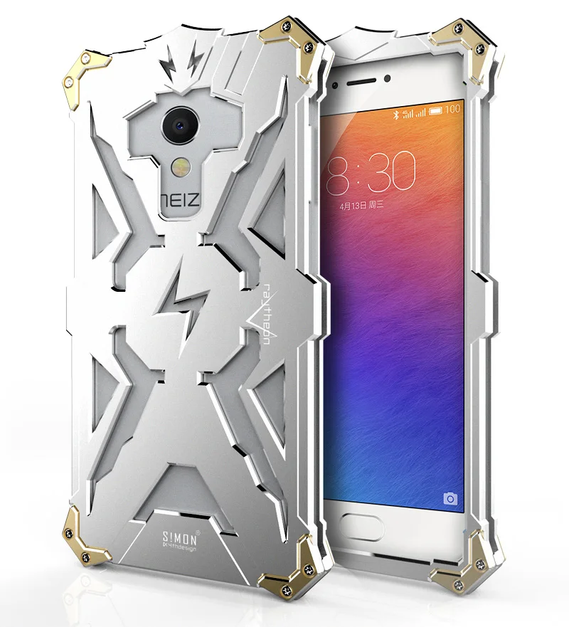 Алюминиевый бронированный чехол Thor для Meizu MX6 MX5 MX4 Pro телефона с вспышкой Железный