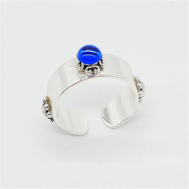 Ring(with Blue Pot) Аниме Howl's Moving замок Howl косплей ожерелье серьги кольцо красивый Хэллоуин косплей ожерелье кулон подарок Рождественская игрушка - Окраска металла: Ring(with Blue Pot)