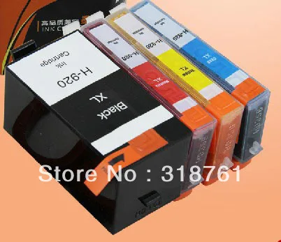 Высококачественный чернильный картридж 920 920XL совместимый с HP7000 6500 6000 7500A чипом