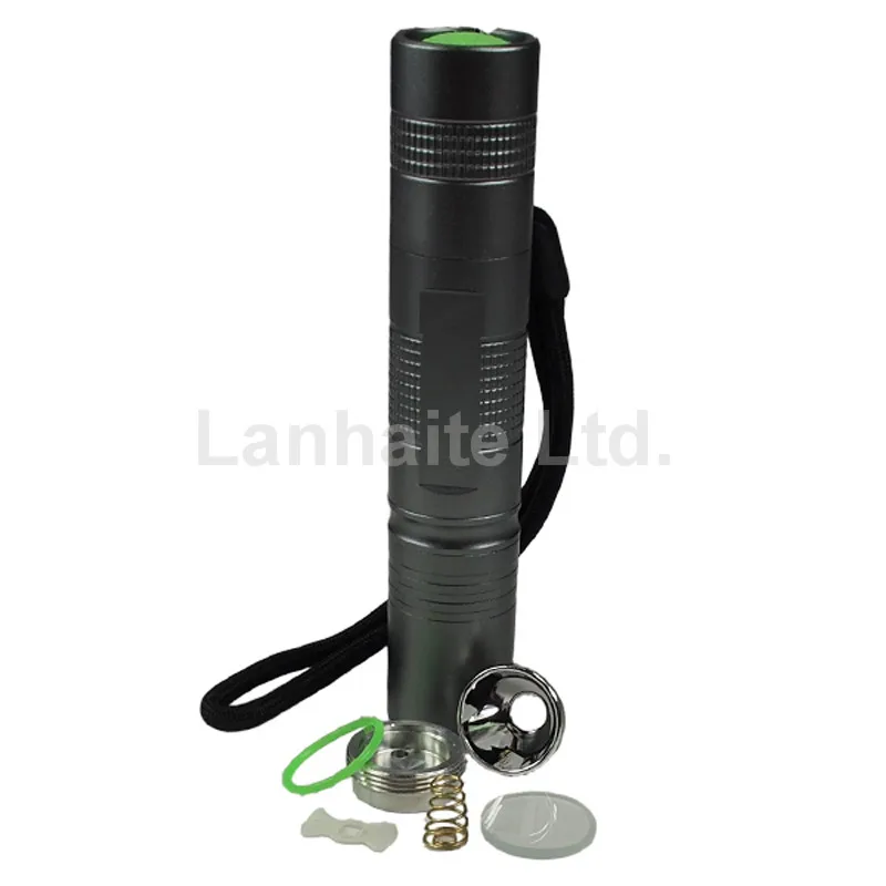 Серый светодиодный фонарик DIY для Cree XM L 119 мм x 24 мм|flashlight led|led flashlight aaa batteryled color