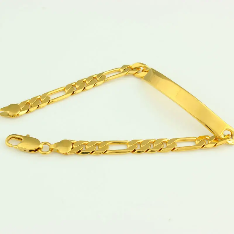 Новинка! Браслет цепочка Figaro из эфиопской/Дубаи модные ювелирные изделия золотые